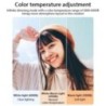 Studio foto LED 3000K-6000 KMcoplus Lampă de umplere video Panou de lumină Iluminare fotografie pentru streaming live Filtru RGB