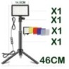LED Fotografie Video Lumină Panou Iluminare Kit Lampă Studio Foto Pentru Filmare Live Streaming Youbube Cu Trepied Filtre RGB