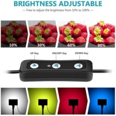 LED Fotografie Video Lumină Panou Iluminare Kit Lampă Studio Foto Pentru Filmare Live Streaming Youbube Cu Trepied Filtre RGB