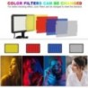 LED Fotografie Video Lumină Panou Iluminare Kit Lampă Studio Foto Pentru Filmare Live Streaming Youbube Cu Trepied Filtre RGB