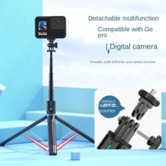 Xiaomi Trepied Selfie StickLengthen Telefon Trepied Stalp telescopic portabil Stand Trepied Bluetooth fără fir cu telecomandă