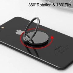 Suport magnetic rotativ pentru telefon mobil pentru iPhone Samsung Suport de suport pentru telefon cu inel metalic pentru mașină
