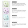 Mască facială CkeyiN LED pentru terapie cu lumină roșie, 7 culori, radiofrecvență fotonică, întinerirea pielii, instrument de în