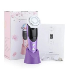 Dispozitive de lifting facial 7 în 1 EMS RF Microcurent pentru întinerirea pielii Femei Masaj facial Terapie cu lumină Anti-îmbă