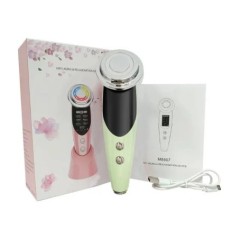 Dispozitive de lifting facial 7 în 1 EMS RF Microcurent pentru întinerirea pielii Femei Masaj facial Terapie cu lumină Anti-îmbă