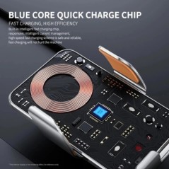 Încărcător de mașină fără fir 30W Suport magnetic pentru telefon auto auto pentru iPhone 14 13 12 X XR Samsung Suport de încărca