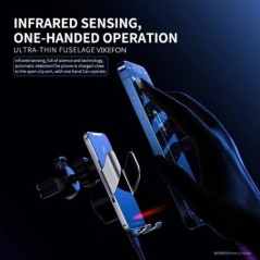 Încărcător de mașină fără fir 30W Suport magnetic pentru telefon auto auto pentru iPhone 14 13 12 X XR Samsung Suport de încărca