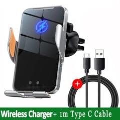 Încărcător de mașină fără fir 30W Suport magnetic pentru telefon auto auto pentru iPhone 14 13 12 X XR Samsung Suport de încărca