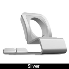 Suport de încărcare din aluminiu din silicon Suport pentru stație de andocare Suport de încărcare pentru iWatch/Apple Watch Stan
