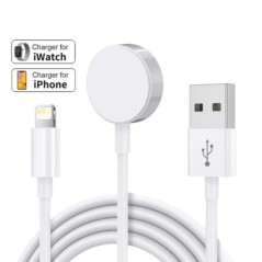 Cablu pentru încărcător wireless Apple iWatch Watch 8 7 6 SE Încărcare pentru iPhone 14 13 12 11 Cablu de încărcare USB Lightnin