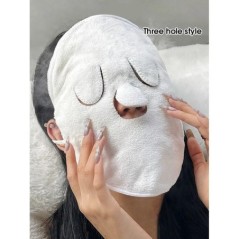 Prosop compresă fierbinte ureche agățată moale prietenos cu pielea încălzire cu abur compresă caldă rece prosop de față compresă