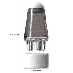 Aplicator pentru scalp Pieptene lichid Mini pieptene portabil de masaj Ulei esențial Lichid Masaj de ghidare Anticăderea părului
