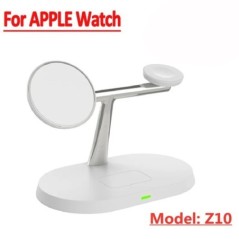 Suport de încărcare fără fir magnetic 3 în 1 30W Macsafe pentru iPhone 15 14 13 12 Apple Watch 8 7 6 Airpods Pro Stație de încăr