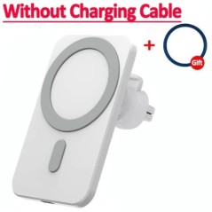 Încărcător magnetic de mașină fără fir de 30W MacSafe pentru iPhone 15 14 13 12 Pro Max Xiaomi Samsung Suport pentru telefon cu 