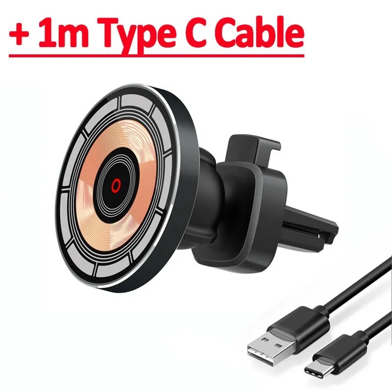 Suport de telefon pentru încărcător fără fir pentru mașină magnetică de 30W pentru iPhone 14 13 12 Pro Max Mini încărcătoare pen Suport de telefon pentru încărcător fără fir pentru mașină magnetică de 30W pentru iPhone 14 13 12 Pro Max Mini încărcătoare pen