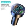 Încărcător mașină 66W Adaptor pentru brichetă cu încărcare rapidă 4 porturi USB A+USB C Încărcare rapidă pentru telefon pentru i
