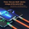 Cablu de încărcare rapid USB 6A 120W 3in1 2in1 pentru iPhone 14 Cablu de încărcare micro USB tip C cu 8 pini pentru cablu de sâr