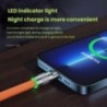Cablu de încărcare rapid USB 6A 120W 3in1 2in1 pentru iPhone 14 Cablu de încărcare micro USB tip C cu 8 pini pentru cablu de sâr