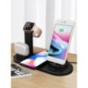 Suport pentru încărcător fără fir 5 în 1 pentru iPhone 15 14 13 12 11 X Apple Watch Airpods Încărcătoare pentru telefon de birou