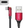 Cablu de încărcare rapidă Essager 3A Încărcător de date micro USB tip C pentru telefonul mobil iPhone Xiaomi 540 Rotire cablu de