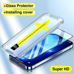 1-2 buc. Sticlă securizată 8K High End pentru iPhone 15 14 13 12 11 Pro Max XS MAX 15 Plus Protector de ecran cu capac de montar