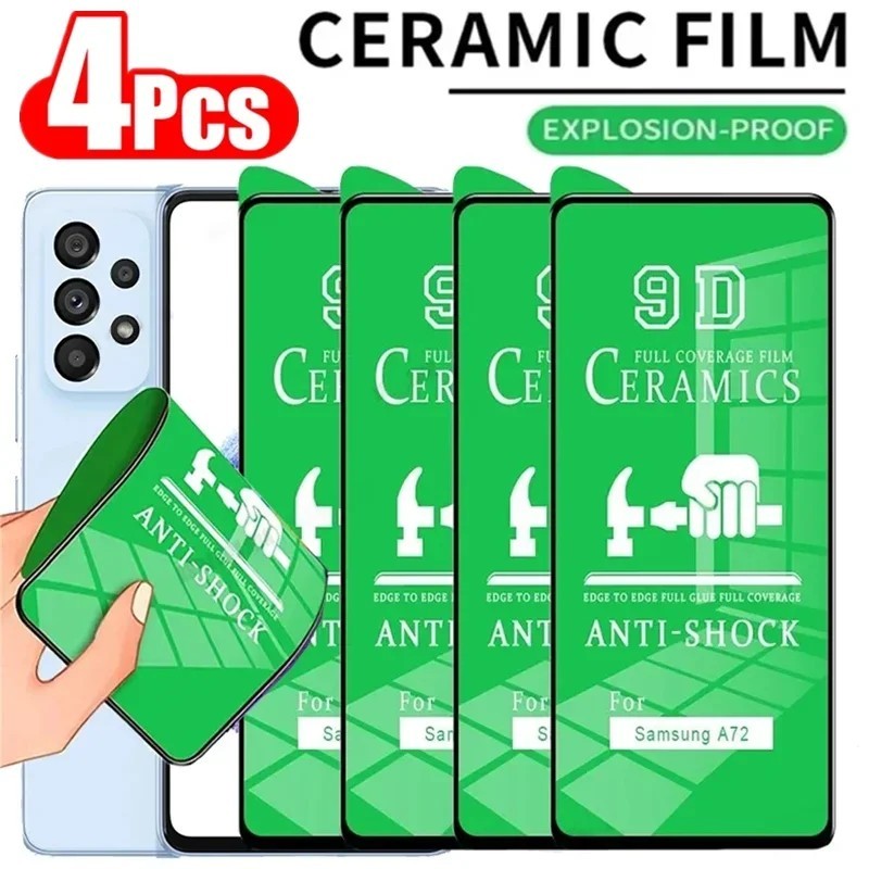 4 buc. Film din ceramică moale pentru Samsung Galaxy A54 A13 A53 A34 A14 A52 A12 A33 A23 A32 A24 A51 A52S A73 A72 A03 A50