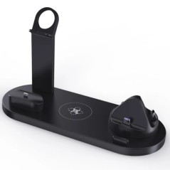 Suport suport pentru încărcător fără fir 7 în 1 30W pentru iPhone 14 13 12 Stație de andocare de încărcare rapidă Apple Watch pe
