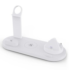 Suport suport pentru încărcător fără fir 7 în 1 30W pentru iPhone 14 13 12 Stație de andocare de încărcare rapidă Apple Watch pe