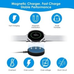 Încărcător magnetic pentru Samsung Galaxy Watch 5 Pro Încărcare rapidă Dock de încărcare USB pentru Samsung Watch 5 4 3 2 1 Încă