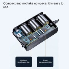 Încărcătoare de mașină 128W PD+QC3.0 Adaptor de încărcare rapidă Splitter de putere cu 3 prize 12-24V cu 4 porturi USB Afișaj vo