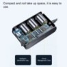 Încărcătoare de mașină 128W PD+QC3.0 Adaptor de încărcare rapidă Splitter de putere cu 3 prize 12-24V cu 4 porturi USB Afișaj vo