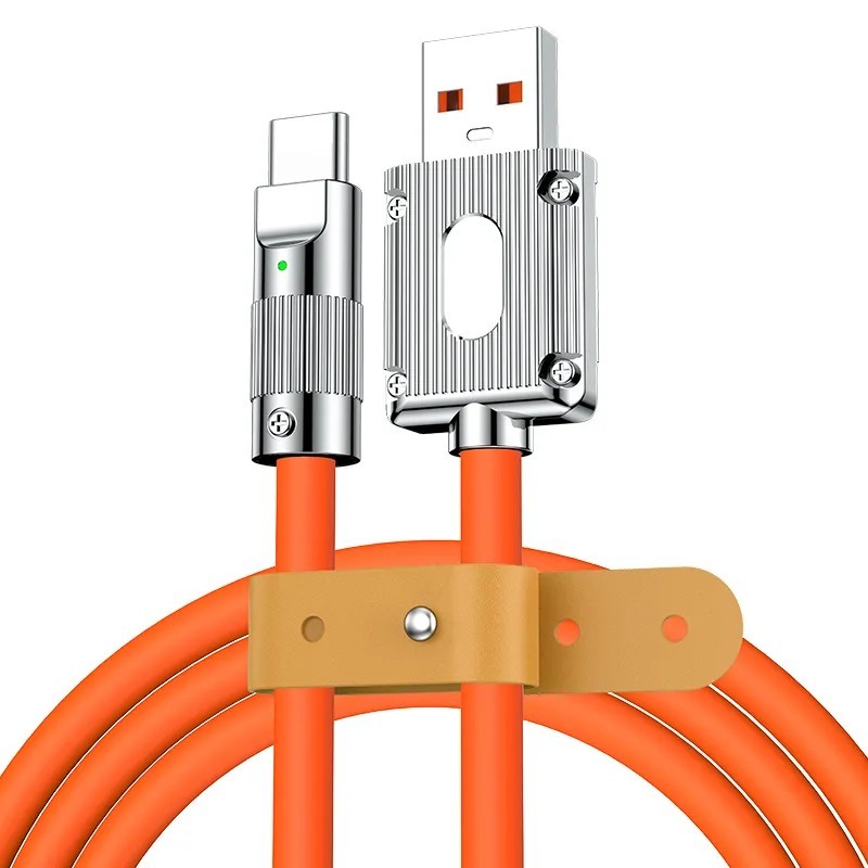 Cablu tip C de încărcare rapidă 120W 7A Cablu cot cu rotație de 180 de grade pentru joc pentru Xiaomi Samsung OPPO VIVO Încărcăt