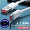 Cablu încărcător 120W USB tip C 6A pentru Xiaomi Mix4 Mi Mix Fold 10 11 Ultra Redmi Note 9 10 Pro K40 Poco X3 F3 GT Alpha 50W