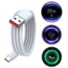 Cablu încărcător 120W USB tip C 6A pentru Xiaomi Mix4 Mi Mix Fold 10 11 Ultra Redmi Note 9 10 Pro K40 Poco X3 F3 GT Alpha 50W
