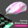 Limei S1 E Sports LED Mouse cu fir iluminat din spate luminos USB cu fir pentru laptop de birou Mute Mouse pentru jocuri pentru 