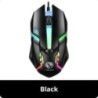 Limei S1 E Sports LED Mouse cu fir iluminat din spate luminos USB cu fir pentru laptop de birou Mute Mouse pentru jocuri pentru 