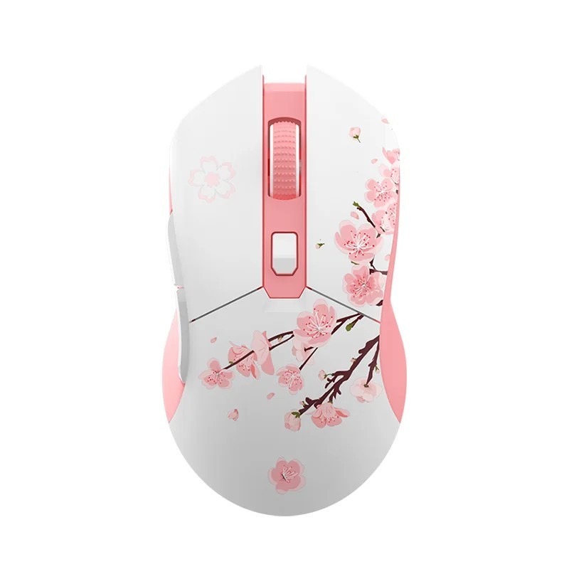 DAREU Mouse pentru jocuri cu moduri duale RGB 2.4G Mouse pentru jocuri cu fir fără fir Baterie de reîncărcare de 930 mAh încorpo