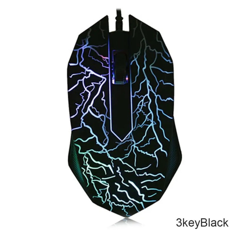 Mouse pentru jocuri de computer cu LED colorat, profesional, ultra-precis, pentru mouse-ul pentru jocuri Dota 2 LOL, ergonomic, 