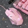 Mouse ergonomic pentru jocuri cu fir 6 butoane LED 2400 DPI USB Mouse pentru jocuri pentru computer K3 Mouse și mouse pad-uri pe