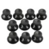 10 buc. Stick de degetul analog de schimb pentru controler xbox one, set de capace din silicon negru.
