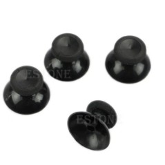 10 buc. Stick de degetul analog de schimb pentru controler xbox one, set de capace din silicon negru.