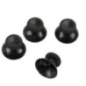 10 buc. Stick de degetul analog de schimb pentru controler xbox one, set de capace din silicon negru.