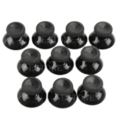 10 buc. Stick de degetul analog de schimb pentru controler xbox one, set de capace din silicon negru.