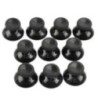 10 buc. Stick de degetul analog de schimb pentru controler xbox one, set de capace din silicon negru.