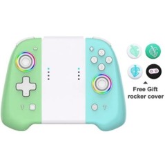 Controller Joypad fără fir L/R pentru Nintendo Switch/OLED Lite Trezire automată Gamepad Joystick-uri Con Crossing pe șase axe