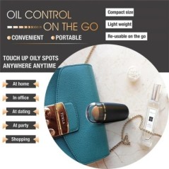 Rolă de absorbție a uleiului de față Masaj cu piatră vulcanică naturală Stick de corp Machiaj Instrument de îngrijire a pielii p