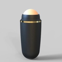 Rolă de absorbție a uleiului de față Masaj cu piatră vulcanică naturală Stick de corp Machiaj Instrument de îngrijire a pielii p