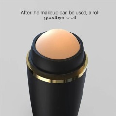 Rolă de absorbție a uleiului de față Masaj cu piatră vulcanică naturală Stick de corp Machiaj Instrument de îngrijire a pielii p