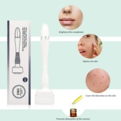 DRS140 Derma Roller Stamp, ac reglabil din oțel inoxidabil, anti-îmbătrânire facială, antirid, căderea părului, instrumente de î