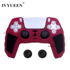IVYUEEN pentru PlayStation 5 Controller PS5 Protector de carcasă din cauciuc Costum de piele din silicon extra gros pentru încăr